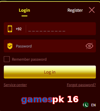 Gamespk 16 login preview